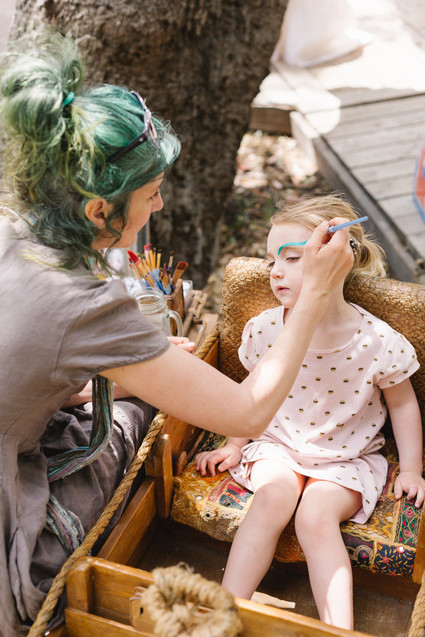 Fairyland birthday party for sisters at Temescal Canyon in Los Angeles