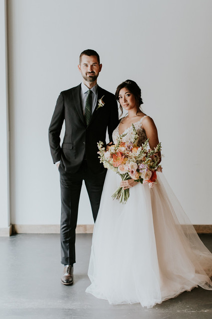 Floral spring indoor wedding ideas at Ajax DC Inspiration