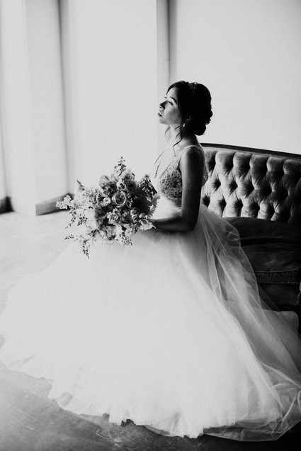 Floral spring indoor wedding ideas at Ajax DC Inspiration