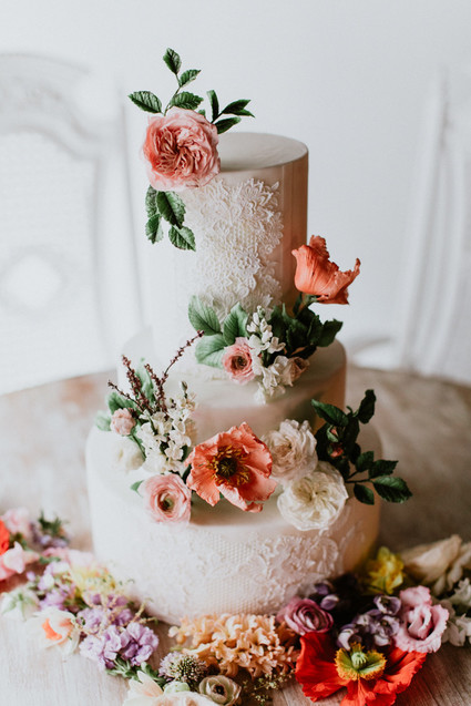 Floral spring indoor wedding ideas at Ajax DC