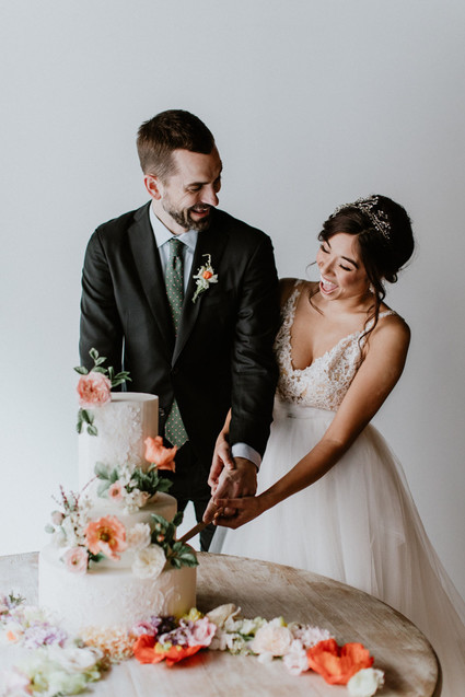Floral spring indoor wedding ideas at Ajax DC Inspiration