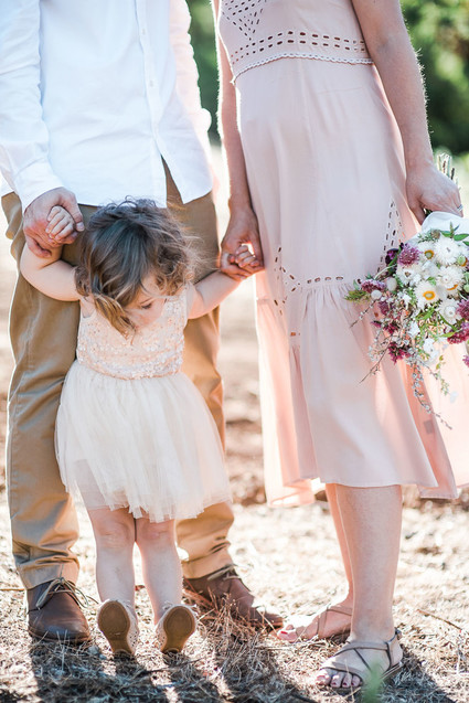 Rustic sunset family photos in Western Australia