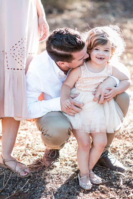 Rustic sunset family photos in Western Australia