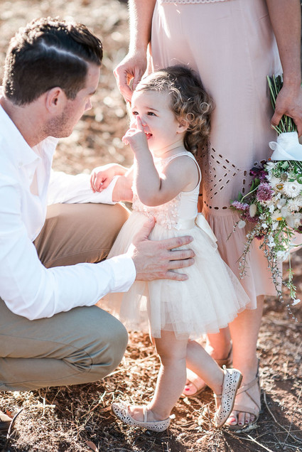 Rustic sunset family photos in Western Australia