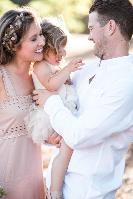 Rustic sunset family photos in Western Australia