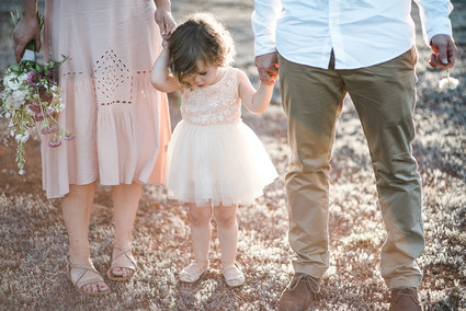 Rustic sunset family photos in Western Australia