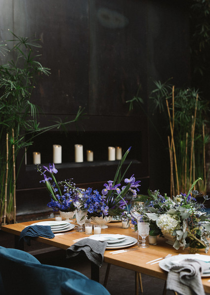 Ombre dinner party with Collective Gatherings in Brooklyn