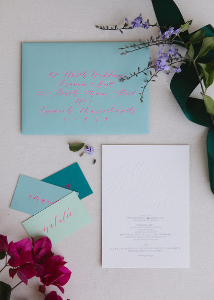 Ombre dinner party with Collective Gatherings in Brooklyn