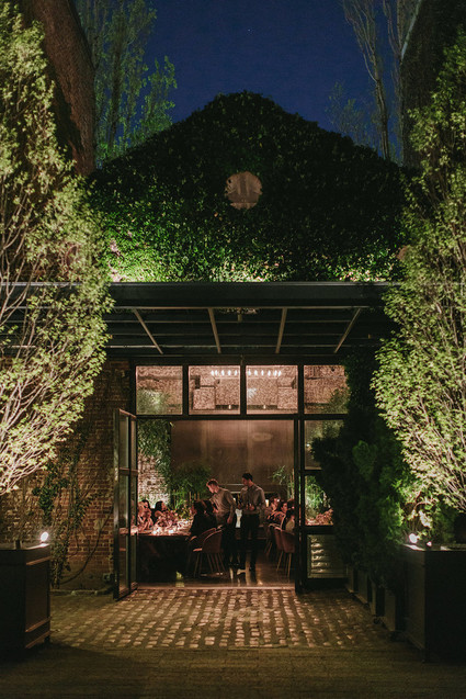 Ombre dinner party with Collective Gatherings in Brooklyn