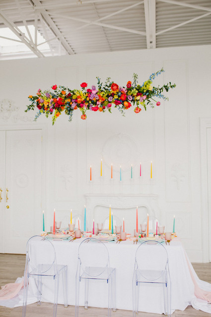 Whimsical neon candy-inspired wedding ideas
