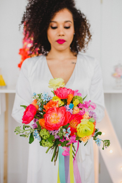 Whimsical neon candy-inspired wedding ideas