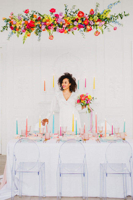 Whimsical neon candy-inspired wedding ideas
