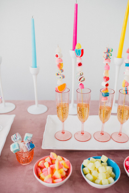 Whimsical neon candy-inspired wedding ideas
