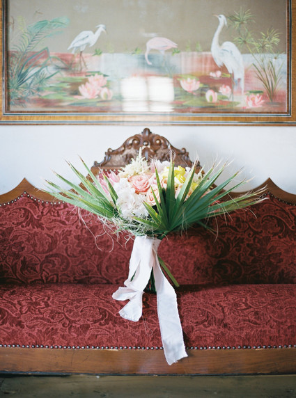 Peony inspired pastel wedding ideas in Santorini