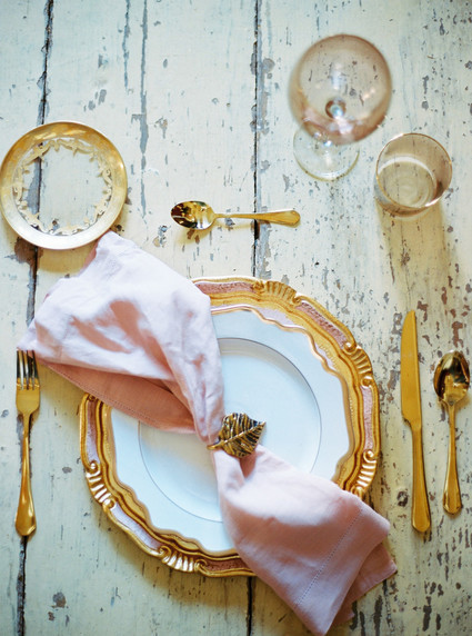 Peony inspired pastel wedding ideas in Santorini Inspiration