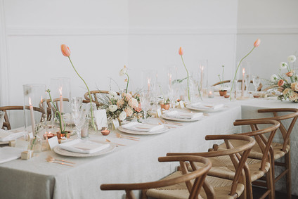Intimate minimal pastel wedding at The Great Hall in Toronto