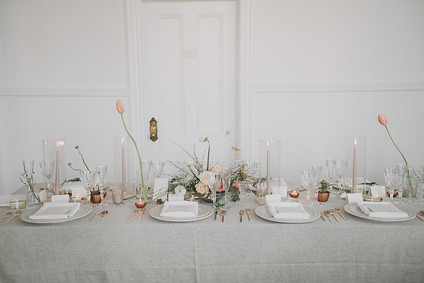 Intimate minimal pastel wedding at The Great Hall in Toronto