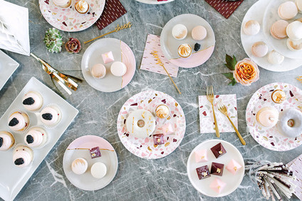 dessert table