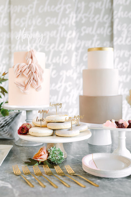 dessert table