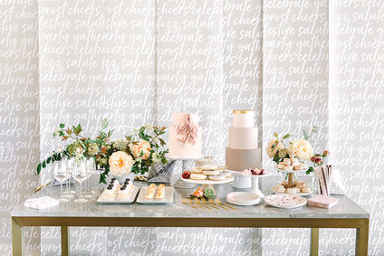 dessert table