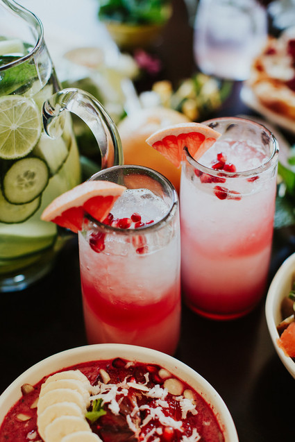 Bright floral bridesmaid brunch ideas