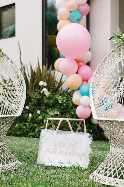 Mermaid backyard birthday party by Beijos Events Inspiration