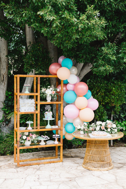 Mermaid backyard birthday party by Beijos Events