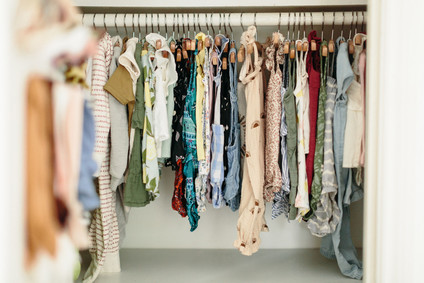 Earthy pastel girl's nursery