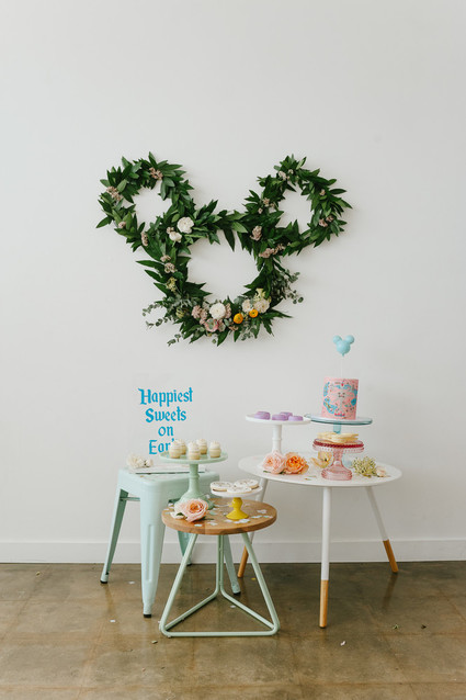 Modern Disneyland themed birthday party