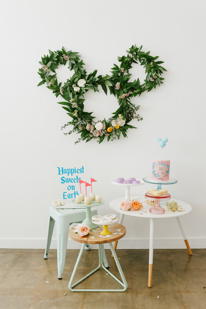 Modern Disneyland themed birthday party