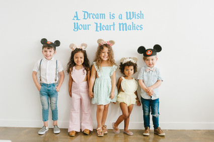 Modern Disneyland themed birthday party
