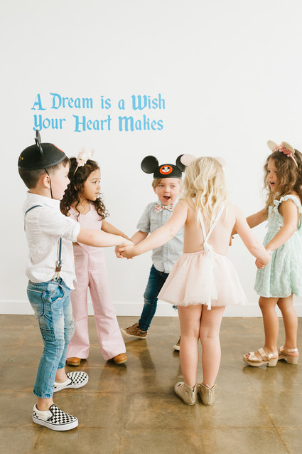 Modern Disneyland themed birthday party