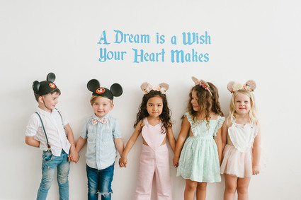 Modern Disneyland themed birthday party
