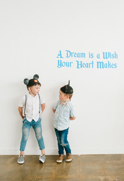 Modern Disneyland themed birthday party