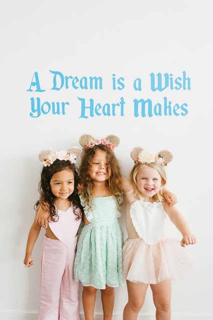 Modern Disneyland themed birthday party