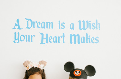 Modern Disneyland themed birthday party