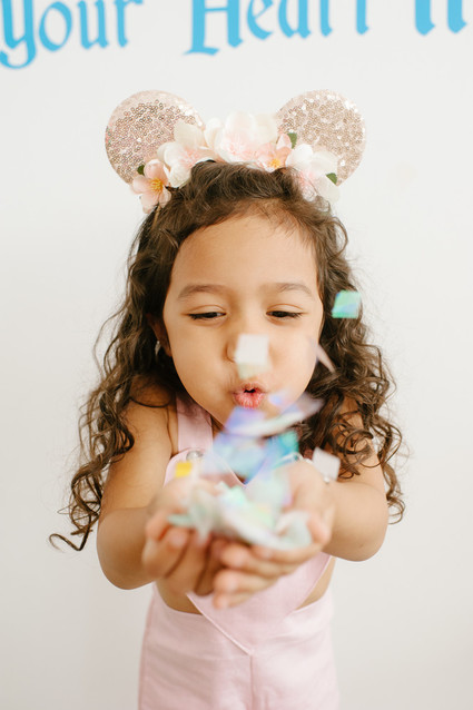 Modern Disneyland themed birthday party