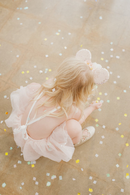 Modern Disneyland themed birthday party