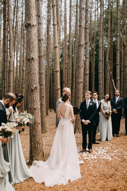 Rustic Pine forest wedding at The Roxbury Barn & Estate