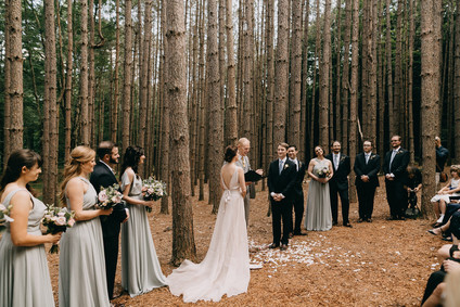 Rustic Pine forest wedding at The Roxbury Barn & Estate