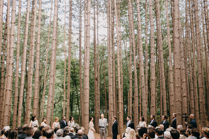Rustic Pine forest wedding at The Roxbury Barn & Estate