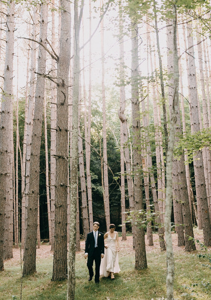 Rustic Pine forest wedding at The Roxbury Barn & Estate