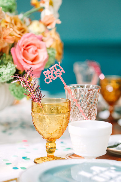 Colorful modern party ideas