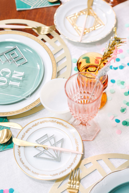 Colorful modern party ideas