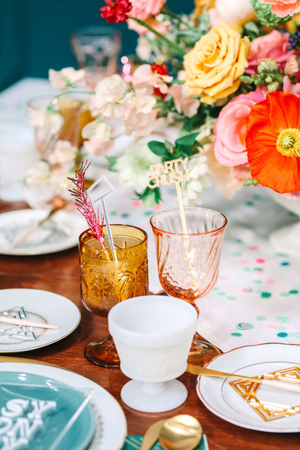 Colorful floral arrangement Inspiration