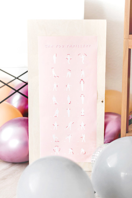 Michael Jackson themed double birthday party