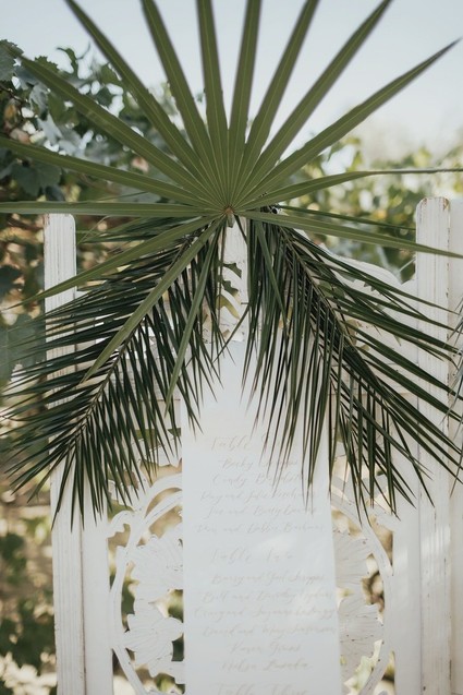 Tropical earth tone Palm Springs wedding at Colony 29