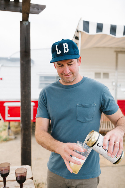 Father's Day camping trip at The Holidays vintage trailers in San Clemente