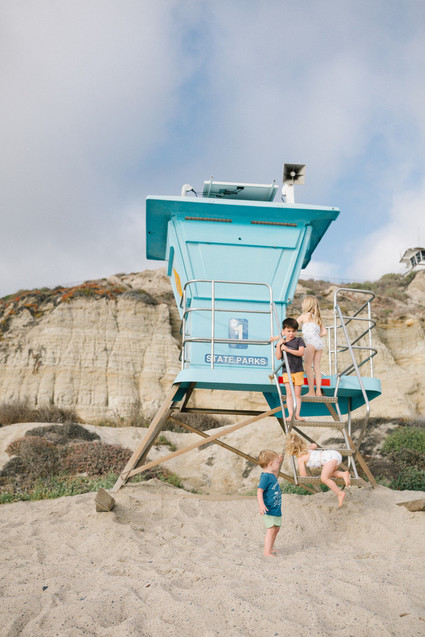 Father's Day camping trip at The Holidays vintage trailers in San Clemente