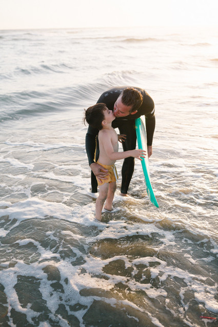 Father's Day camping trip at The Holidays vintage trailers in San Clemente